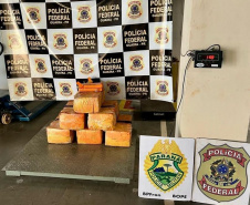  BPFRON apreende 110 kg de maconha em Guaíra; em outra ação, 3 homens foram encaminhados por descaminho