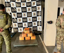  BPFRON apreende 110 kg de maconha em Guaíra; em outra ação, 3 homens foram encaminhados por descaminho