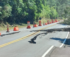 DER reforça necessidade de interdição da PR-170 em Pinhão 