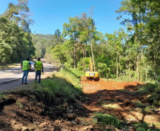 DER reforça necessidade de interdição da PR-170 em Pinhão 