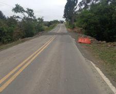 DER homologa obra de novo bueiro em rodovia de Irati 