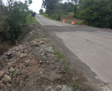 DER homologa obra de novo bueiro em rodovia de Irati 