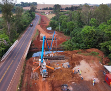 DER PR 445 CONSTRUÇÃO PONTE