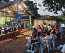 Reuniões com comunidades atendidas pelo Programa Sanepar Rural