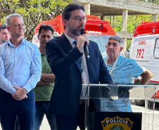 Paraná recebe 15 ambulâncias do Ministério da Saúde para reforçar atendimento de urgência