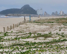 Revitalização da Orla de Matinhos alcançou 89% em novembro. Algumas estruturas marítimas foram finalizadas.