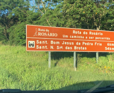 Importante rota do turismo religioso ganha nova sinalização para fomentar o turismo regional