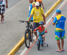 Passeio ciclístico é opção de exercício e lazer em Guaratuba