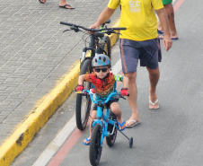 Passeio ciclístico é opção de exercício e lazer em Guaratuba