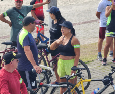 Passeio ciclístico é opção de exercício e lazer em Guaratuba