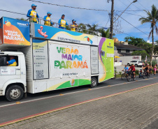 Passeio ciclístico é opção de exercício e lazer em Guaratuba