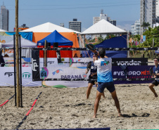 Matinhos, 30 de janeiro de 2024 - Verão Maior Paraná recebe etapa mundial de beach tennis.