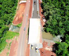 Duplicação BR-469 Duplicação da Rodovia das Cataratas chega a 24,76% de execução 