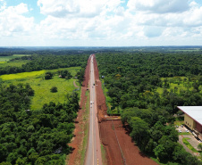 Duplicação BR-469 Duplicação da Rodovia das Cataratas chega a 24,76% de execução 