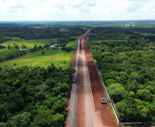 Duplicação BR-469 Duplicação da Rodovia das Cataratas chega a 24,76% de execução 