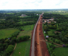 Duplicação BR-469 Duplicação da Rodovia das Cataratas chega a 24,76% de execução 