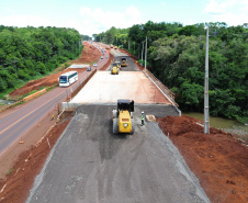 Duplicação BR-469 Duplicação da Rodovia das Cataratas chega a 24,76% de execução 