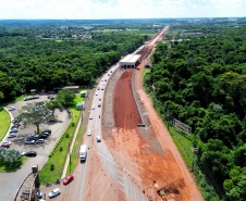 Duplicação BR-469 Duplicação da Rodovia das Cataratas chega a 24,76% de execução 