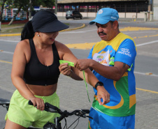 Passeio ciclístico é opção de exercício e lazer em Guaratuba