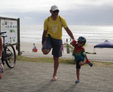 Passeio ciclístico é opção de exercício e lazer em Guaratuba