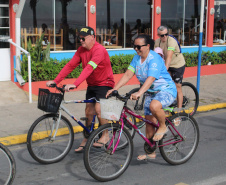Passeio ciclístico é opção de exercício e lazer em Guaratuba