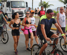 Passeio ciclístico é opção de exercício e lazer em Guaratuba