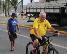 Passeio ciclístico é opção de exercício e lazer em Guaratuba