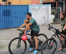 Passeio ciclístico é opção de exercício e lazer em Guaratuba