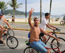 Passeio ciclístico é opção de exercício e lazer em Guaratuba