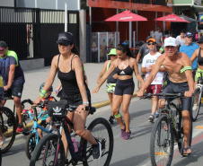 Passeio ciclístico é opção de exercício e lazer em Guaratuba