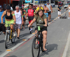 Passeio ciclístico é opção de exercício e lazer em Guaratuba