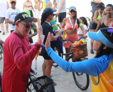 Passeio ciclístico é opção de exercício e lazer em Guaratuba