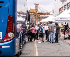 Temporada de cruzeiros já trouxe 21,7 mil turistas para o litoral paranaense