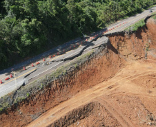PR-170 em Pinhão tem detonação de rochas na tarde desta terça (09) 