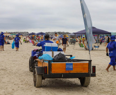 Sanepar irá manter serviço de limpeza das praias até 28 de fevereiro