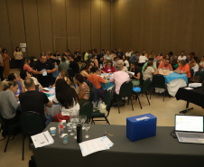  Seminário dos Diretores com Foco na Aprendizagem, que reúne em Foz do Iguaçu, no Oeste do Estado, 2 mil profissionais da educação de toda a rede estadual, com foco no planejamento pedagógico para o primeiro semestre letivo. 