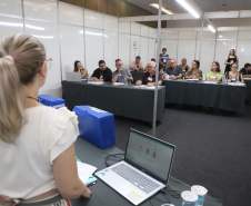  Seminário dos Diretores com Foco na Aprendizagem, que reúne em Foz do Iguaçu, no Oeste do Estado, 2 mil profissionais da educação de toda a rede estadual, com foco no planejamento pedagógico para o primeiro semestre letivo. 