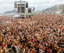 Matinhos, 21 de janeiro de 2024 - Apresentação da dupla Jorge e Mateus, na Arena Caiobá, dentro da programação do Verão Maior Paraná.