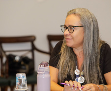 Curitiba, 22 de fevereiro de 2024 - Reunião do Grupo de Trabalho Turismo Religioso na Sala dos Governadores, Palácio Iguaçu.