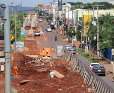 Novos viadutos de Sarandi já têm pilares visíveis a condutores da BR-376 