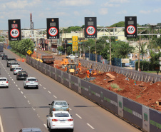 Novos viadutos de Sarandi já têm pilares visíveis a condutores da BR-376 