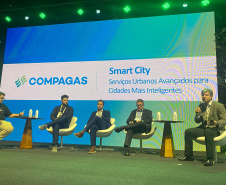  Compagas apresenta resultados de testes do uso do GNV em frotas públicas durante o Smart City Curitiba 2024