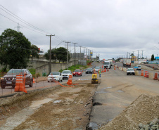 Novo viaduto de São José dos Pinhais atinge marca de 72,7% de execução