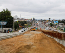 Novo viaduto de São José dos Pinhais atinge marca de 72,7% de execução