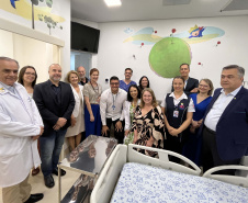 Com apoio do Estado, Hospital Pequeno Príncipe inaugura oito novos leitos de UTI