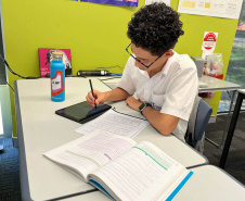 Luiz Fernando Souza de Andrade, 15 anos, estudante da cidade de Alto Paraíso que está em intercâmbio pelo programa Ganhando o Mundo da Secretaria de Estado da Educação na Austrália.