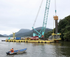 Dia histórico: com nova licença, Estado libera obras da Ponte de Guaratuba