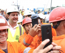 Dia histórico: com nova licença, Estado libera obras da Ponte de Guaratuba