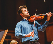 Orquestra Sinfônica do Paraná recebe violinista prodígio Guido Sant’Anna