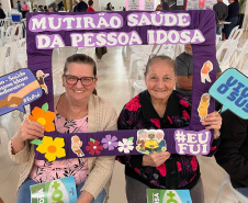  Saúde realiza capacitação de profissionais e mutirão da pessoa idosa na Região Oeste 